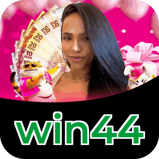 Catálogo slots win44 mostrando top jogos Gates Olympus Sweet Bonanza Fortune Tiger Big Bass volatilidade RTP